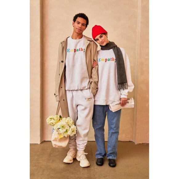 The Mayfair Group Empathy Always Sweatpants in Grey - Picture 2 of 5